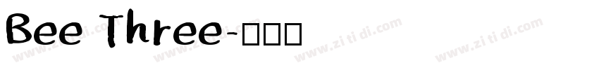 Bee Three字体转换